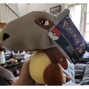 Pokemon Cubone Plush 6" inches TOMY With Tag